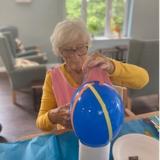 Balloon crafternoon in Memory Lane